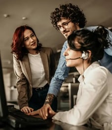 3 persons at local IT support company