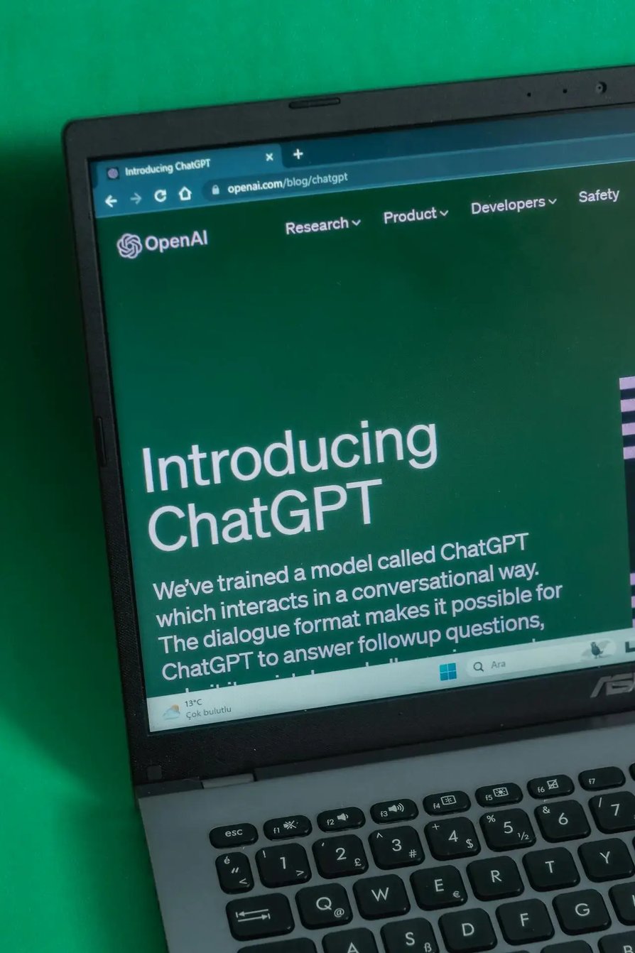 chatGPT opened on a laptop for generative ai consulting services